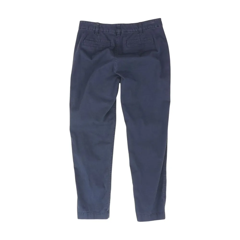 Navy Solid Chino Pants