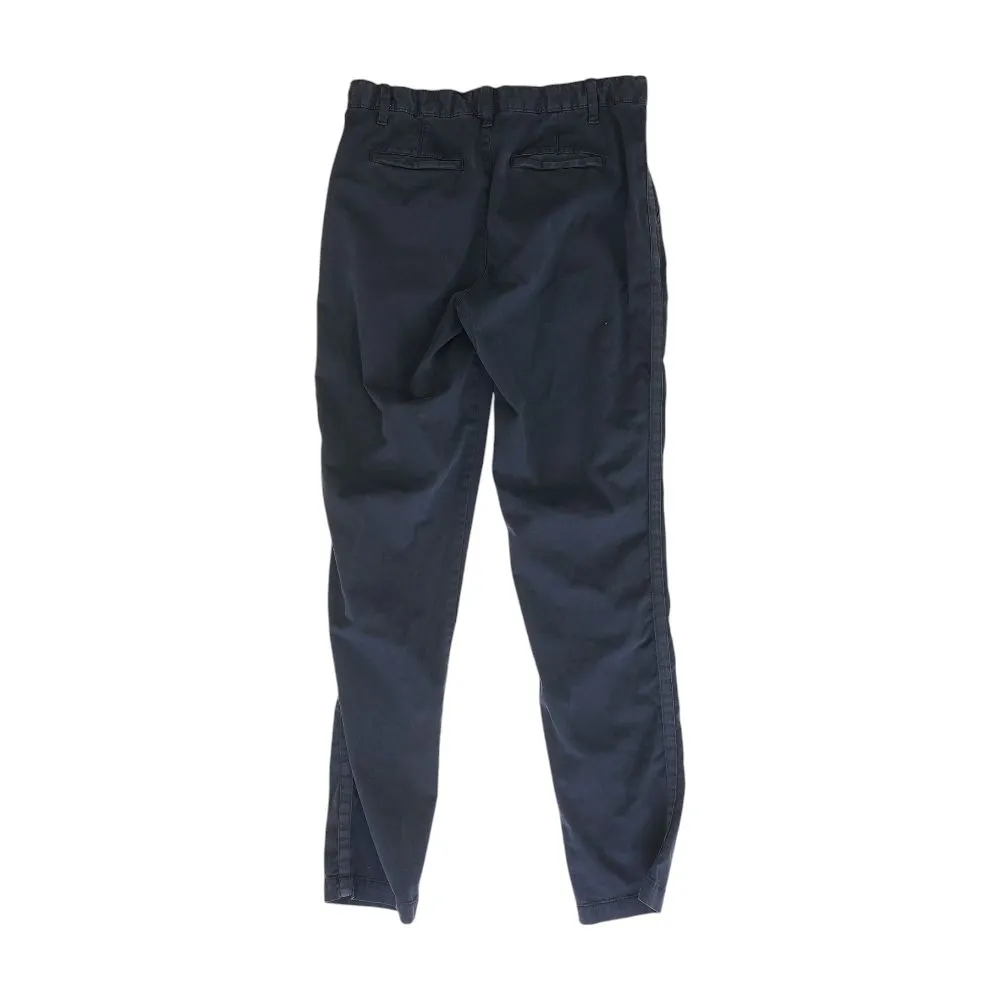 Navy Solid Chino Pants