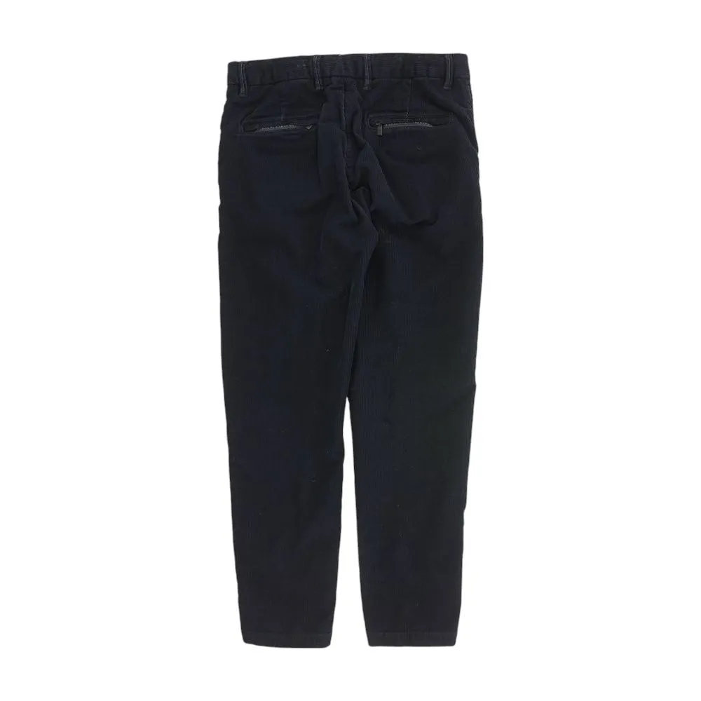 Navy Solid Chino Pants