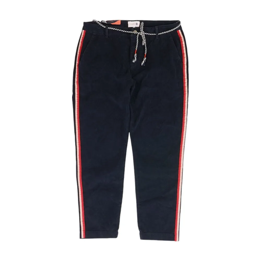 Navy Solid Chino Pants