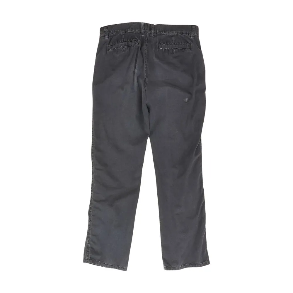 Navy Solid Chino Pants