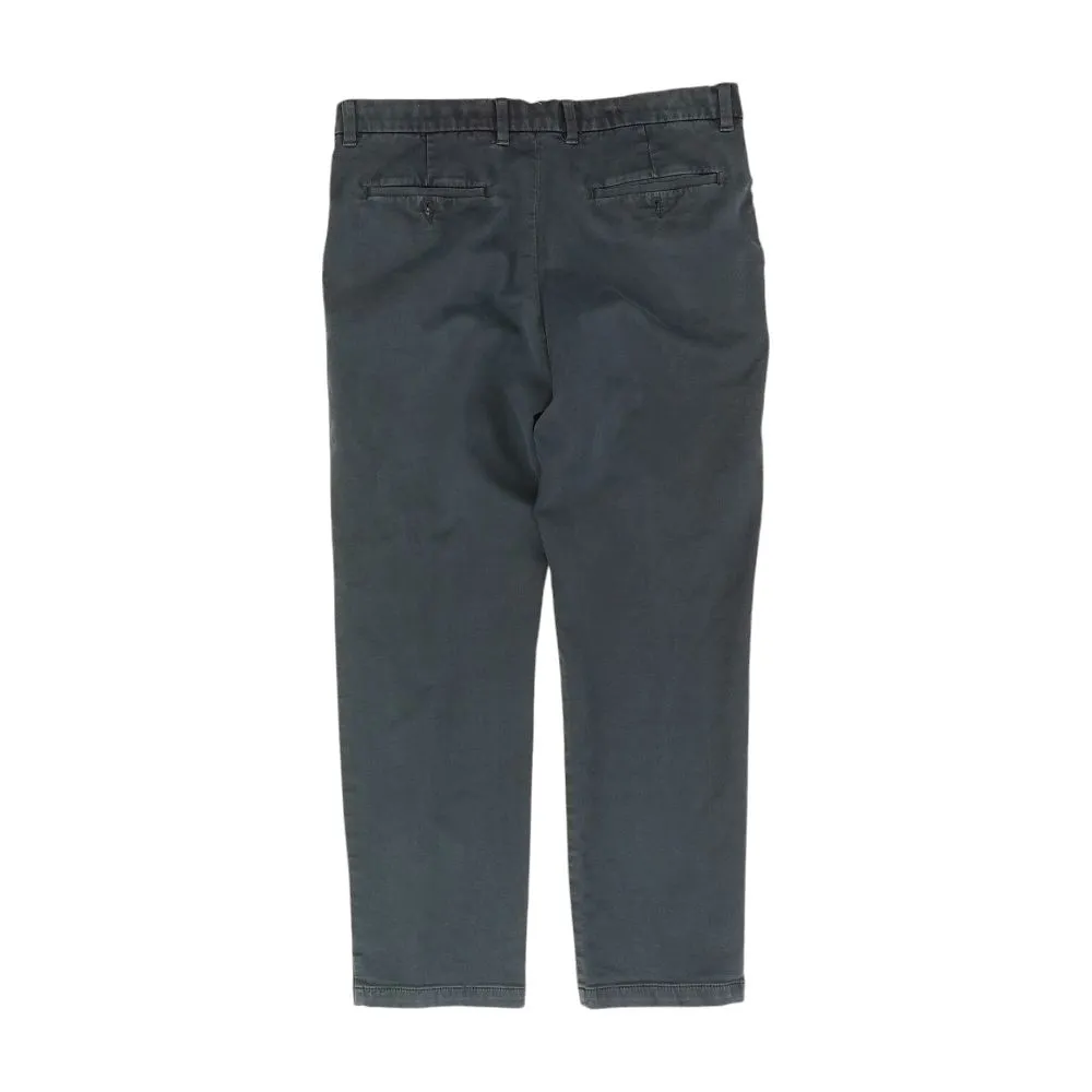 Navy Solid Chino Pants
