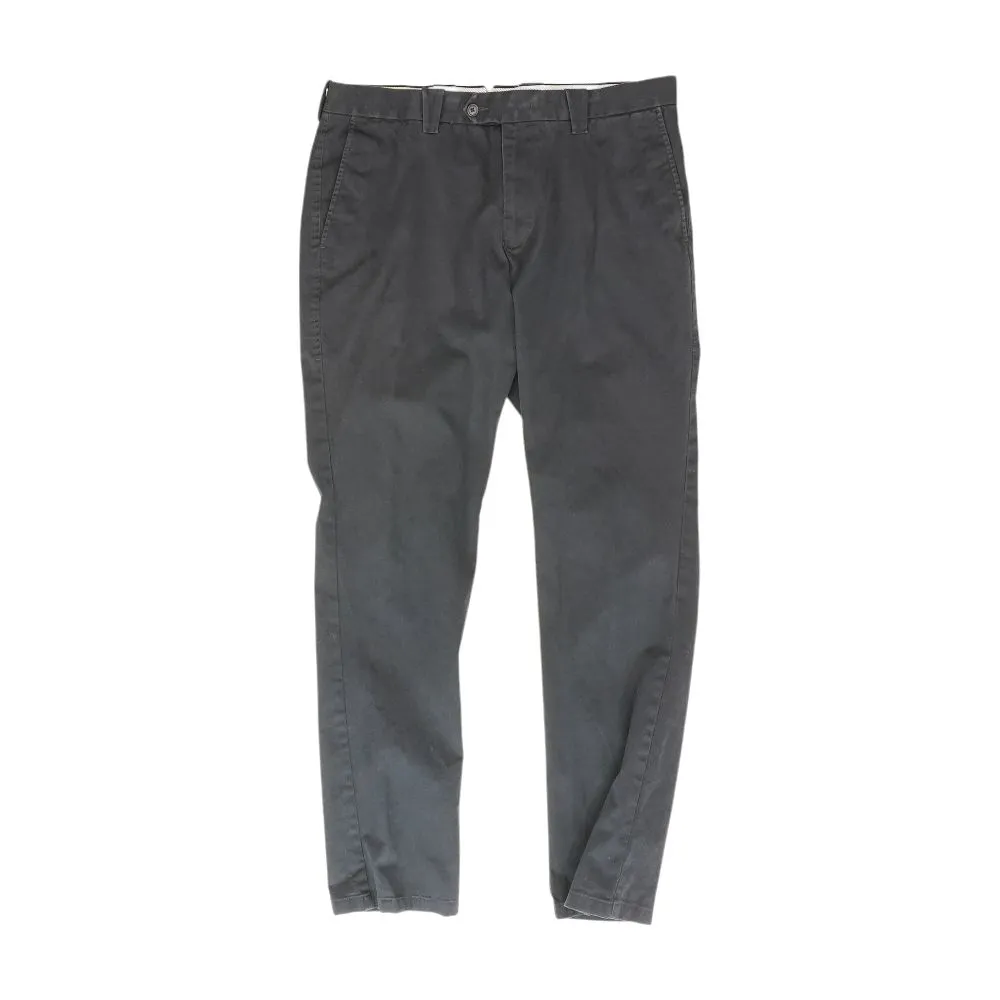 Navy Solid Chino Pants