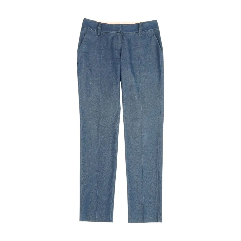 Navy Solid Chino Pants