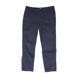 Navy Solid Chino Pants