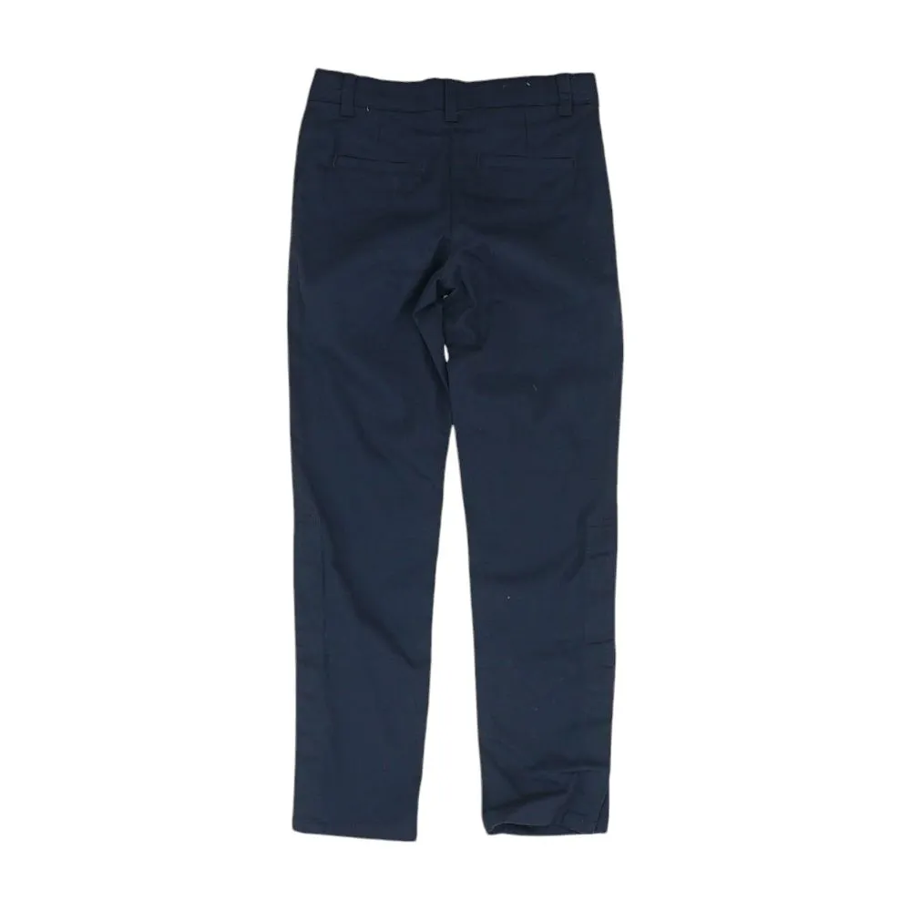 Navy Solid Chino Pants