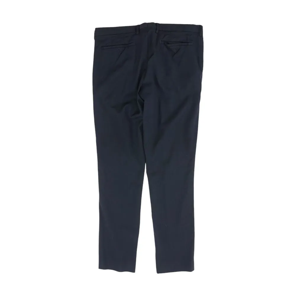 Navy Solid Chino Pants