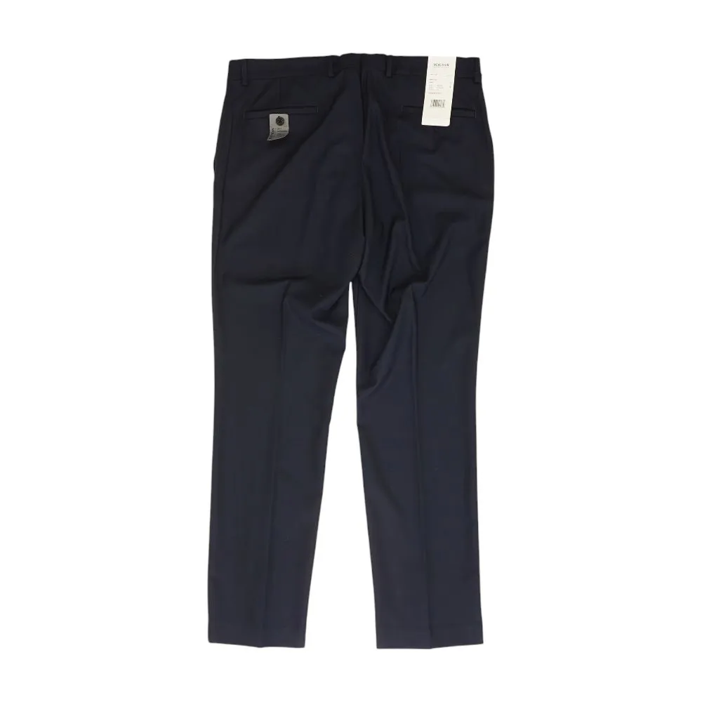Navy Solid Chino Pants