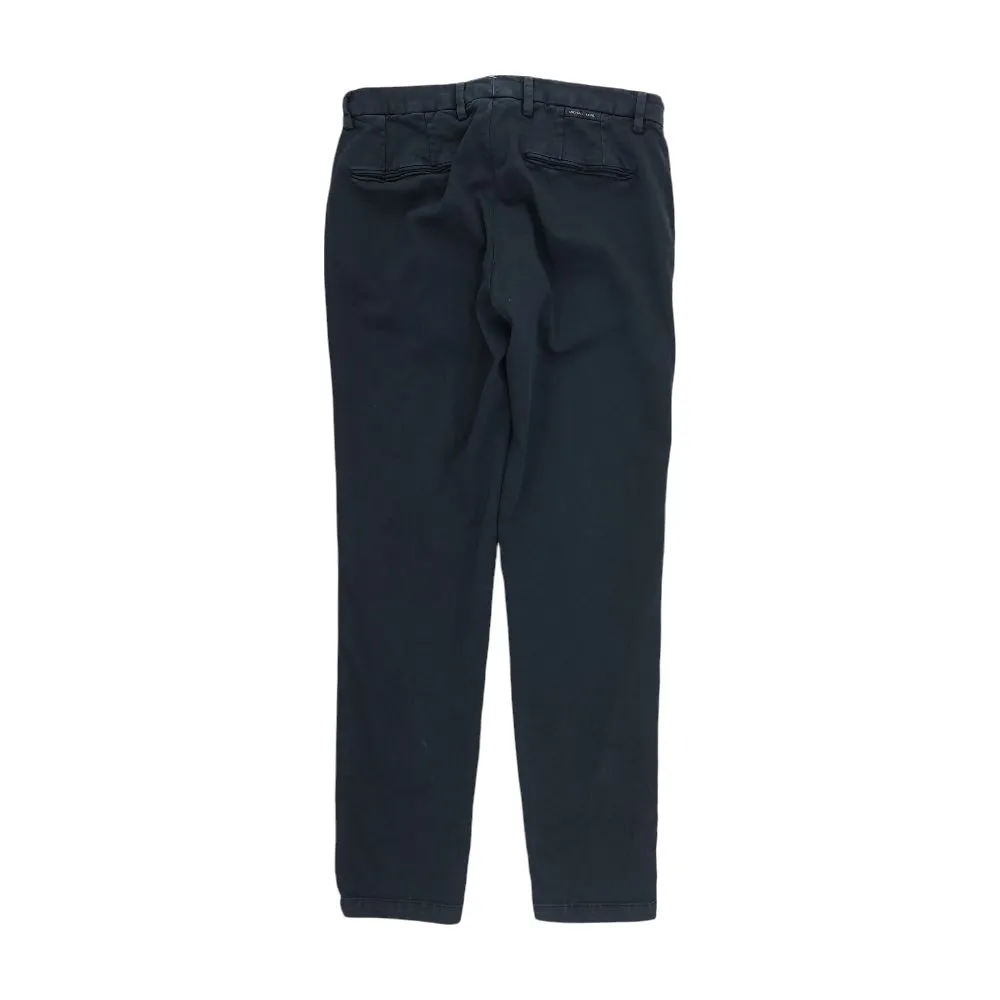 Navy Solid Chino Pants