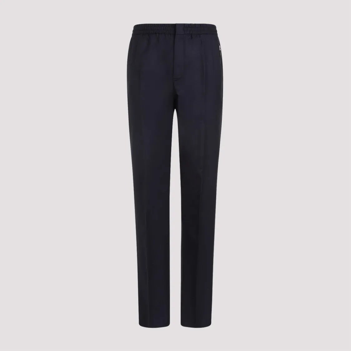 Night Blue Wool Pants