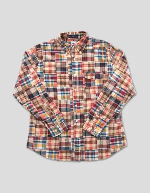 PATCH MADRAS LONG SLEEVE SHIRT