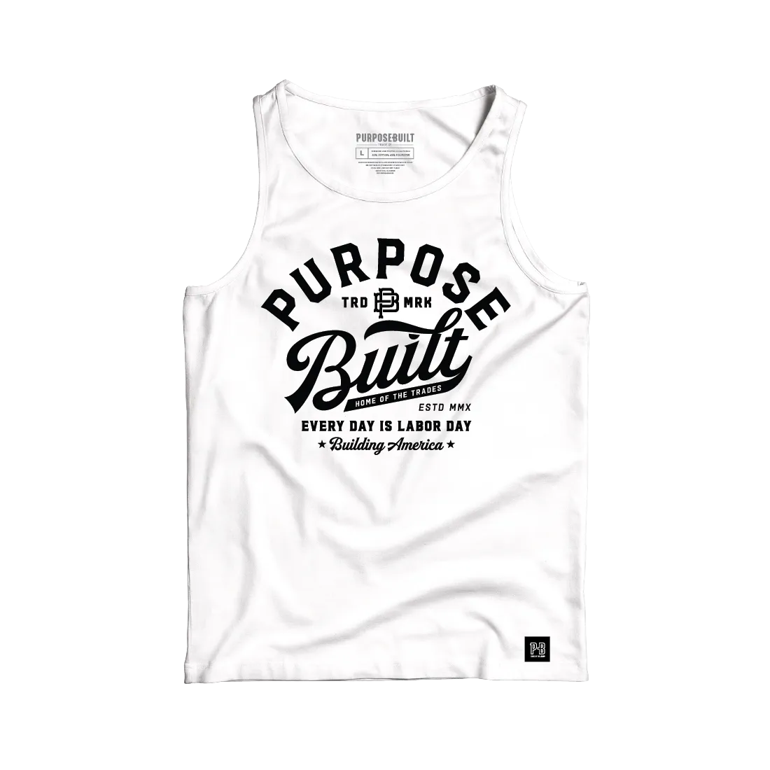 PB Script Tank, White