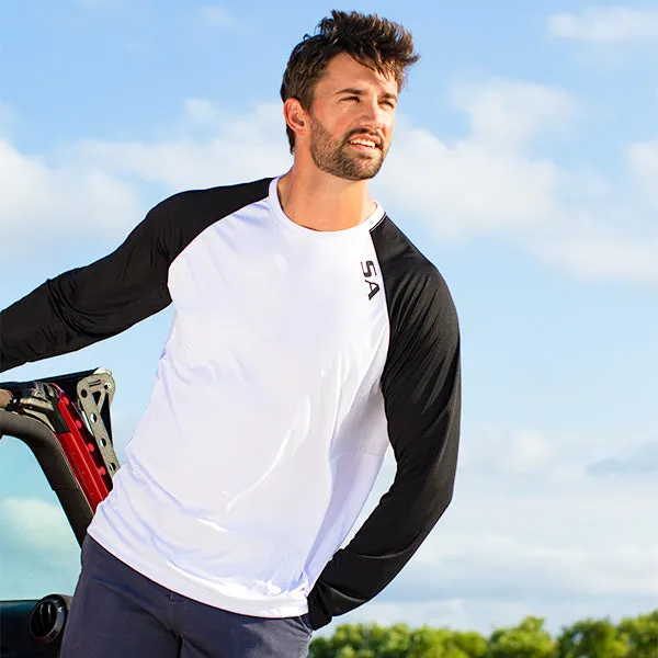 Performance Long Sleeve Shirt | White | Sunny Days