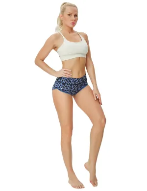 Printed Booty Running Shorts navy_leopard_Running