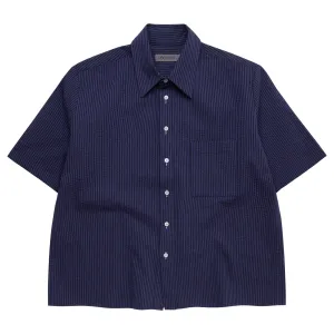 Pseushi Short Sleeve Shirt Navy