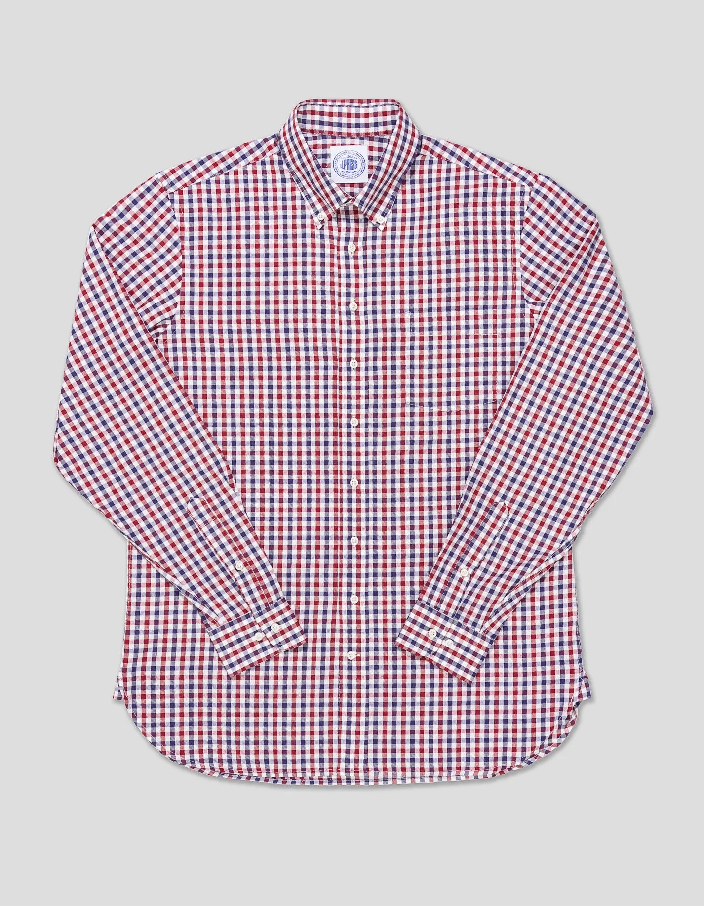 RED/NAVY GINGHAM SHIRT