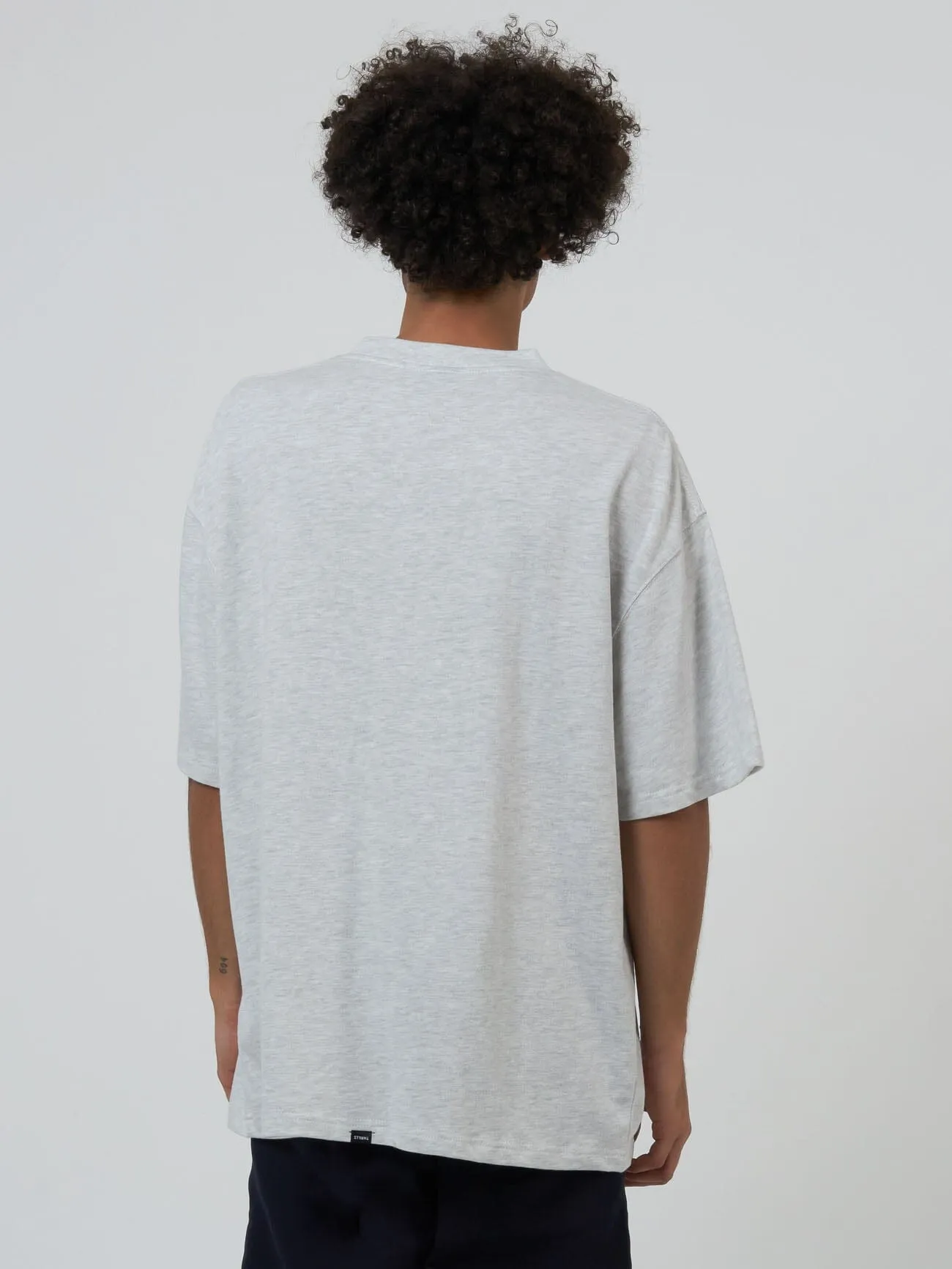 Redshirt Box Fit Oversize Tee - White Marle