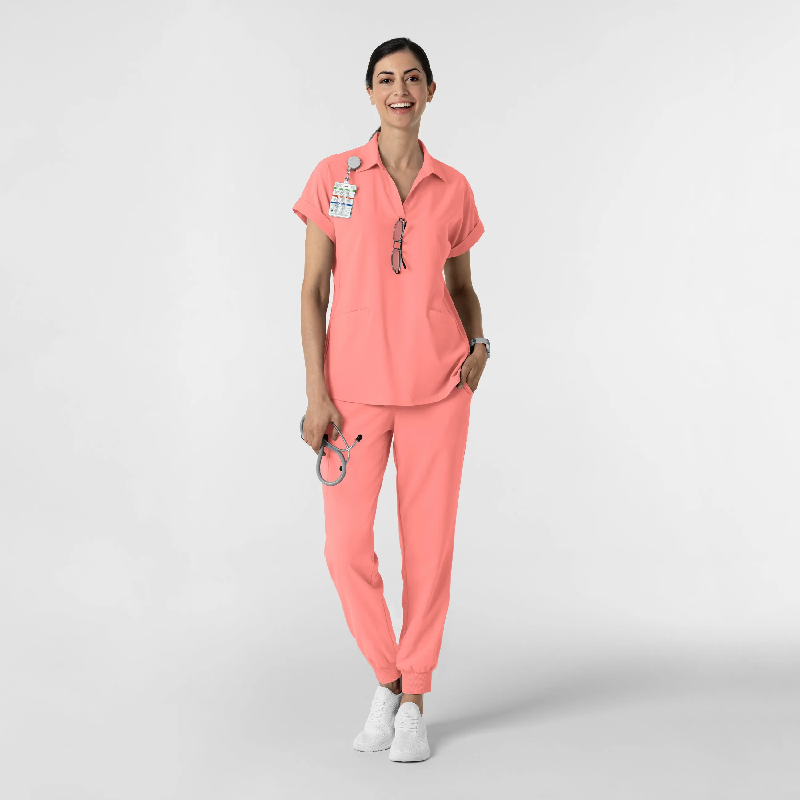 RENEW Women's Jogger Scrub Pant - Paradise Pink