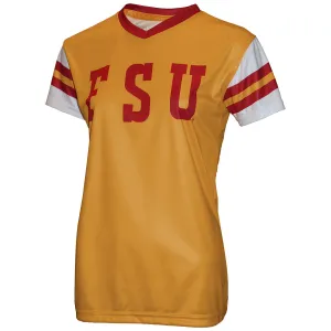 Retro Brand Adult/Unisex Vault FSU Sublimated Softball Jersey - Gold