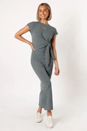 Sandro Maxi Dress - Dusty Stripe