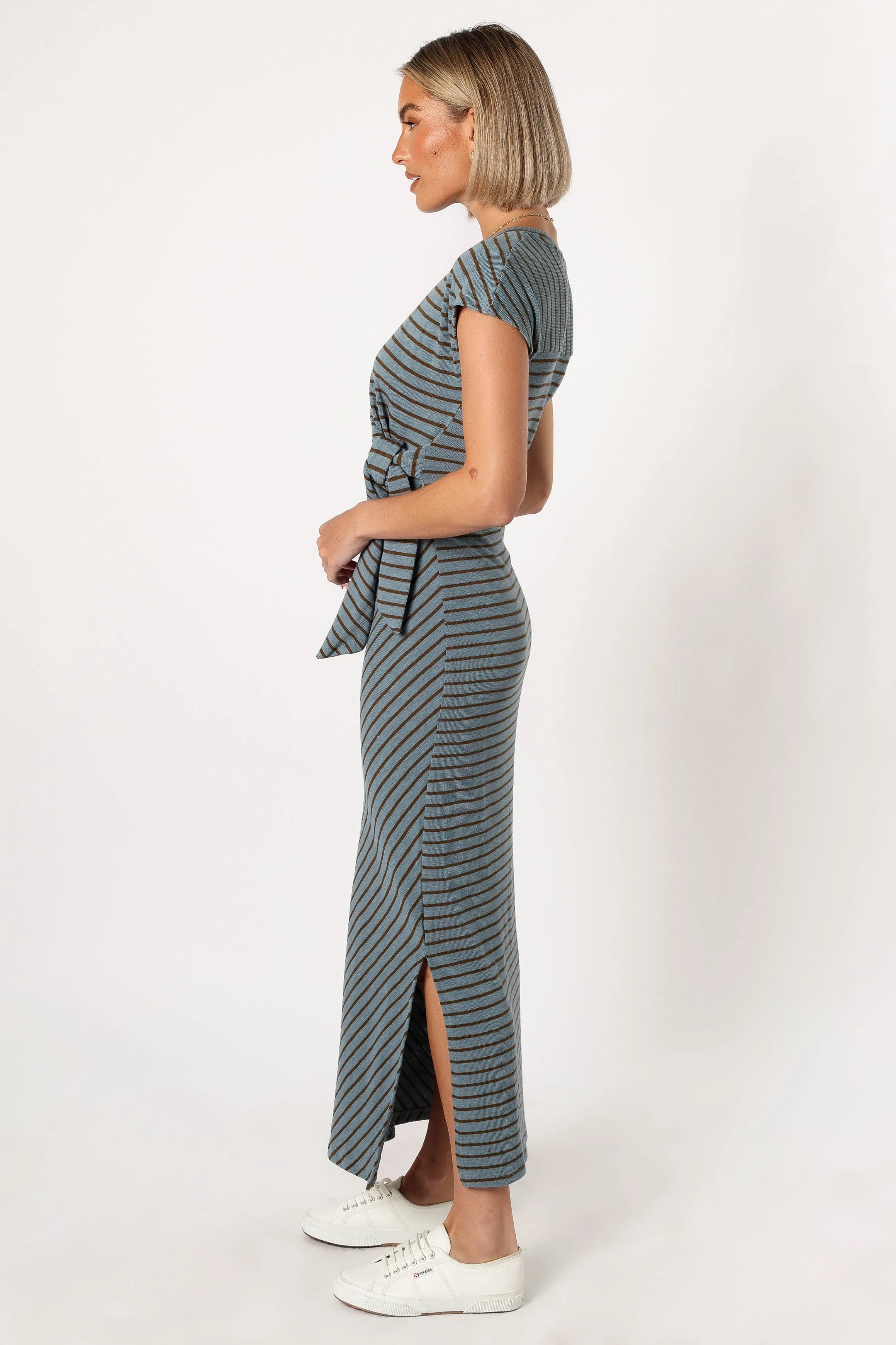 Sandro Maxi Dress - Dusty Stripe