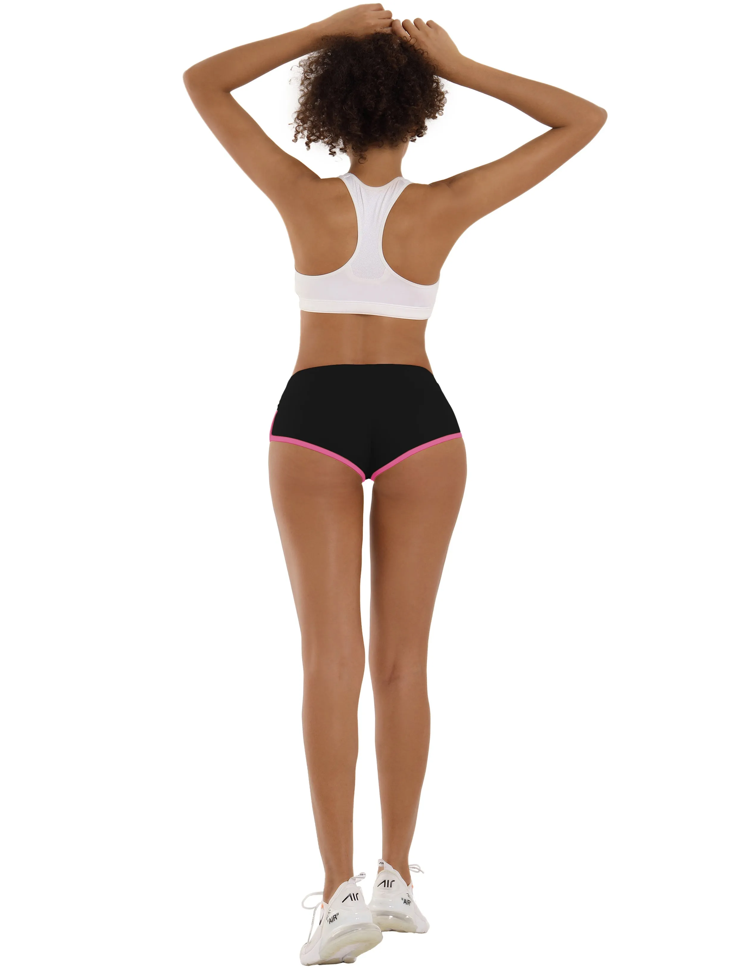 Sexy Booty Running Shorts black_pink_Running