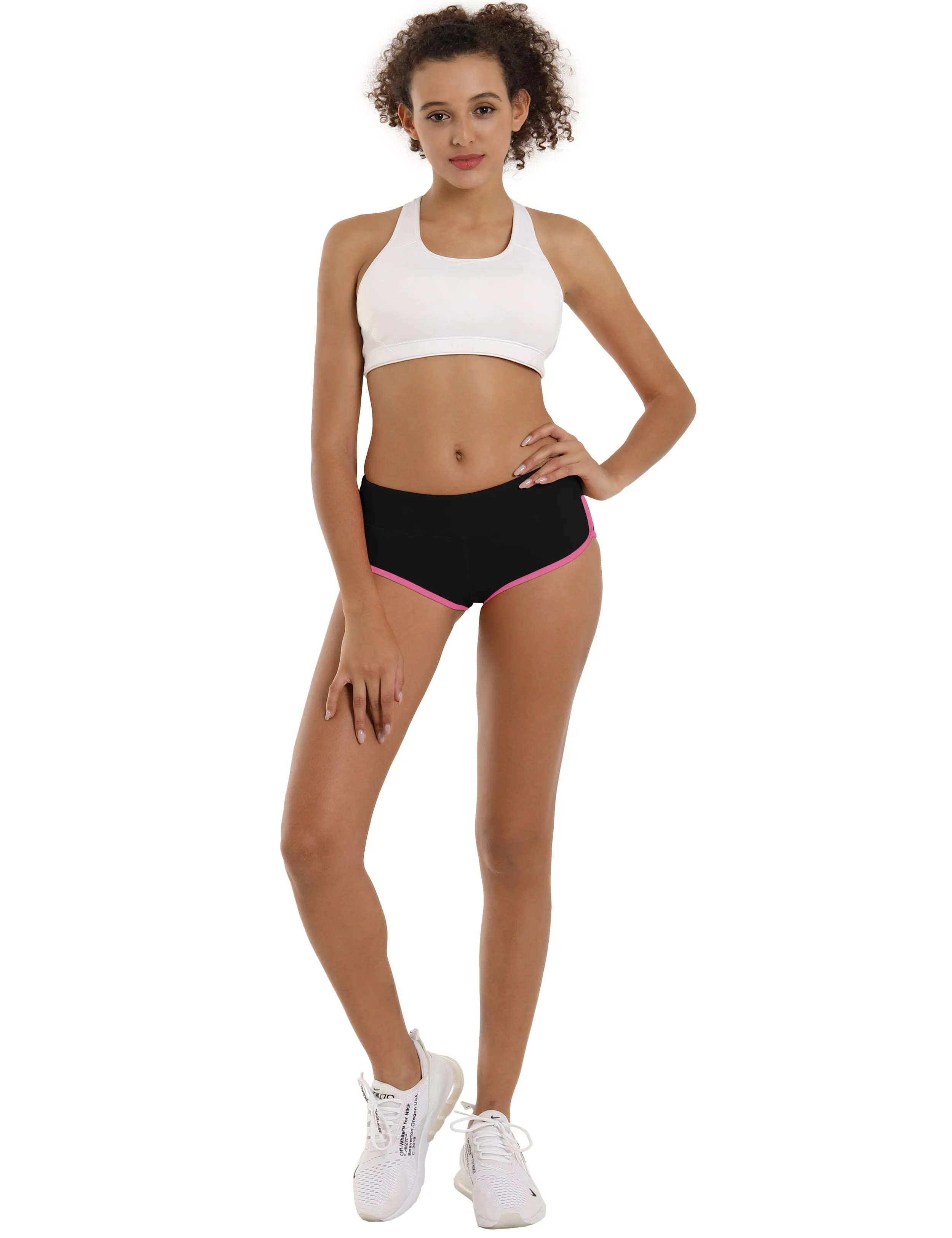 Sexy Booty Running Shorts black_pink_Running