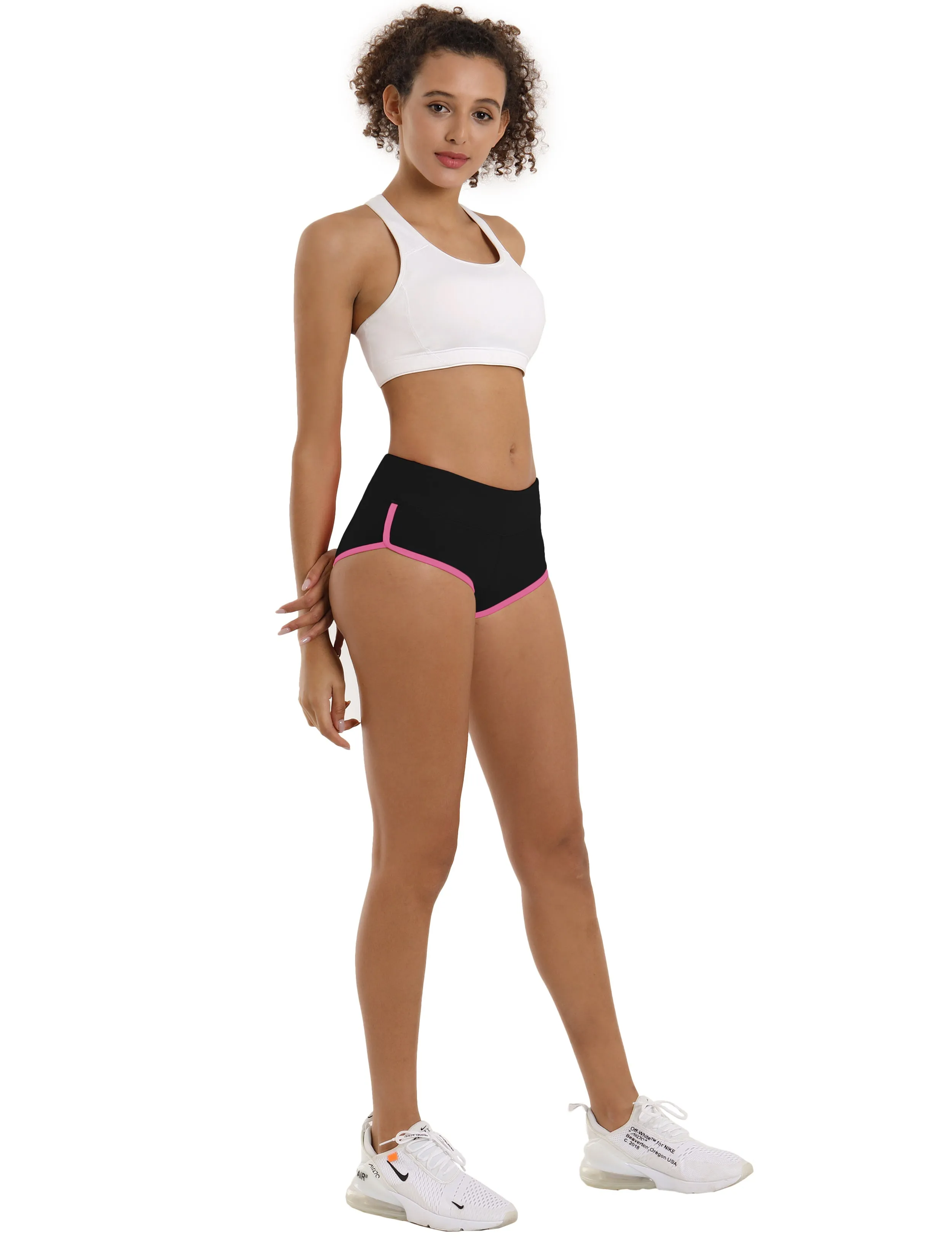 Sexy Booty Running Shorts black_pink_Running