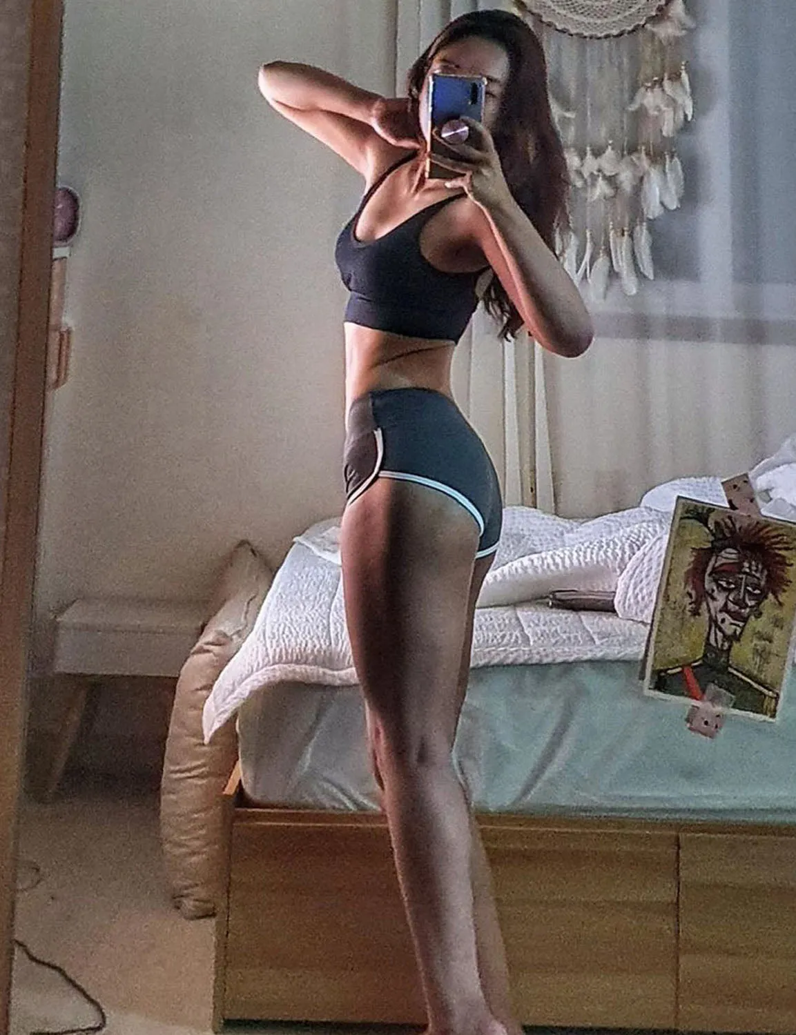 Sexy Booty Running Shorts shadowcharcoal ins_Running