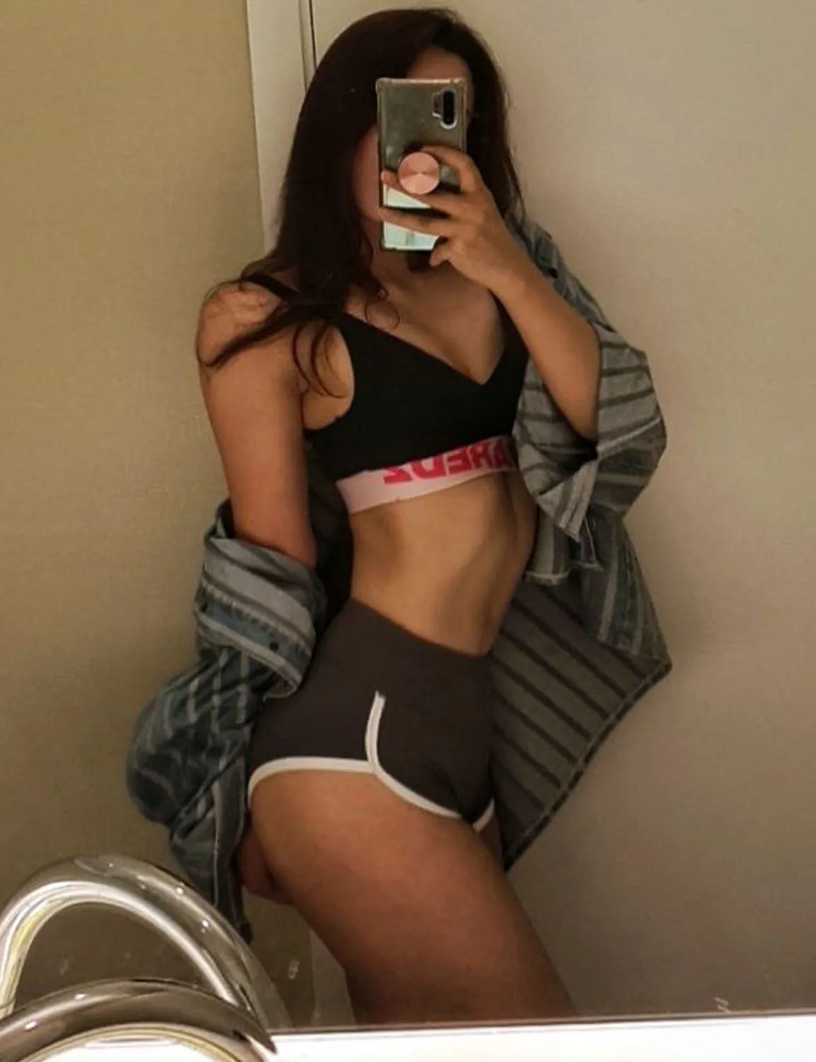 Sexy Booty Running Shorts shadowcharcoal ins_Running