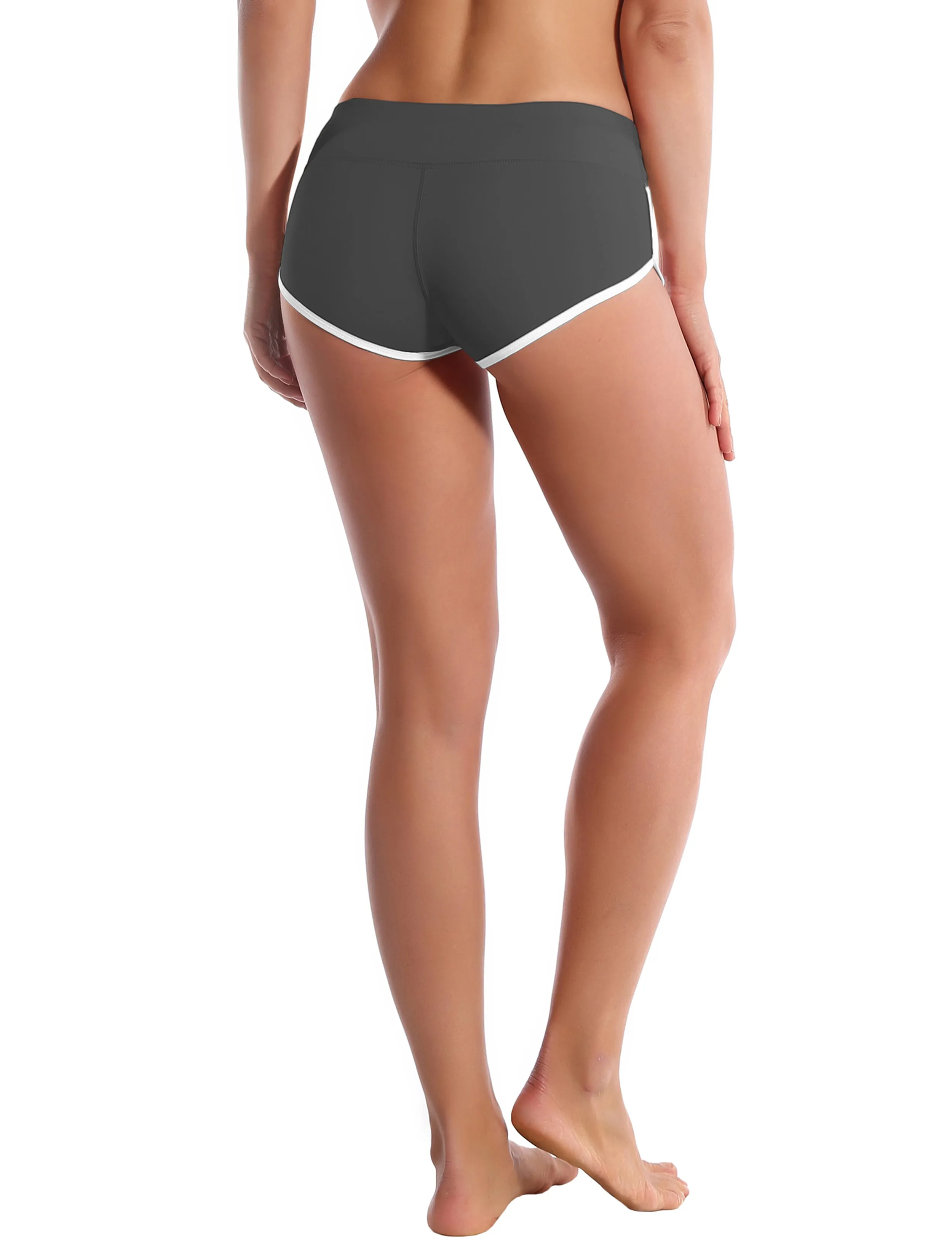 Sexy Booty Running Shorts shadowcharcoal_Running