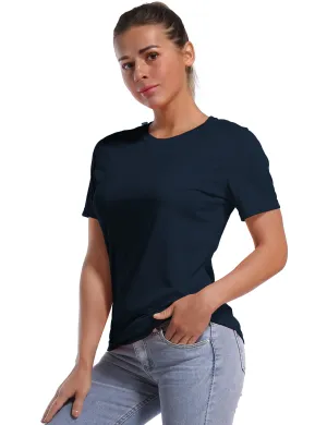 Short Sleeve Athletic Shirts darknavy_Jogging