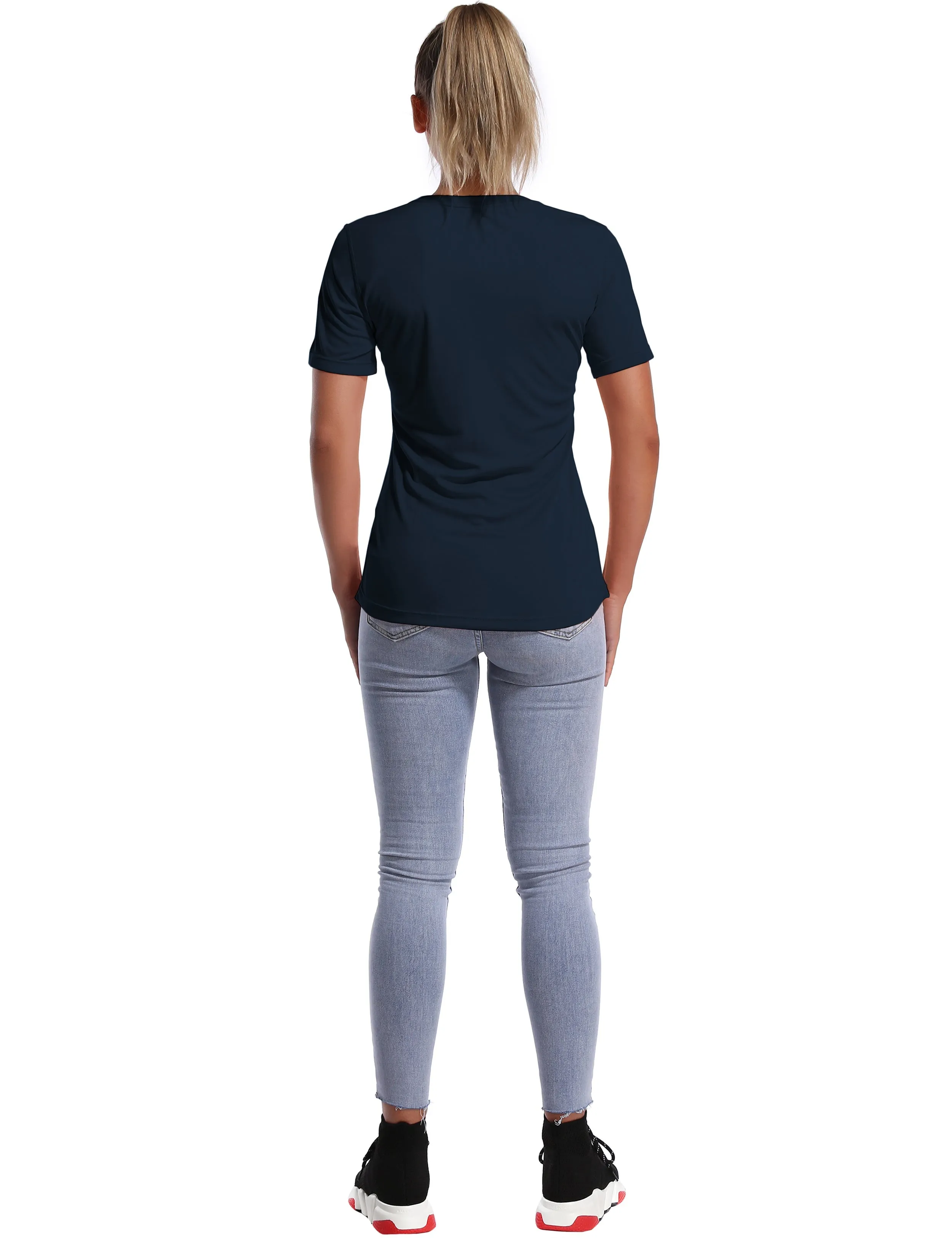 Short Sleeve Athletic Shirts darknavy_Jogging