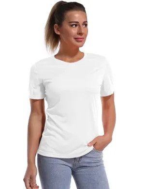 Short Sleeve Athletic Shirts white_Running