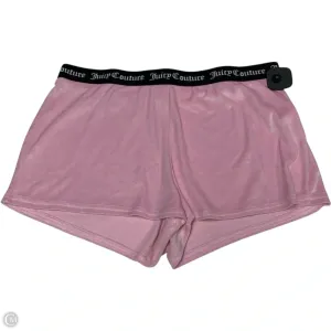 Shorts By Juicy Couture In Pink, Size: Xl