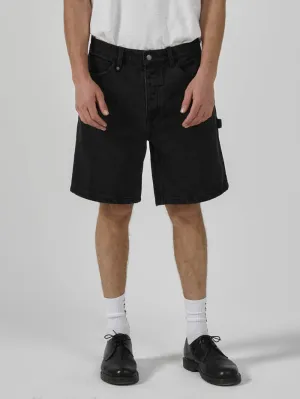 Slacker Denim Short - Aged Black