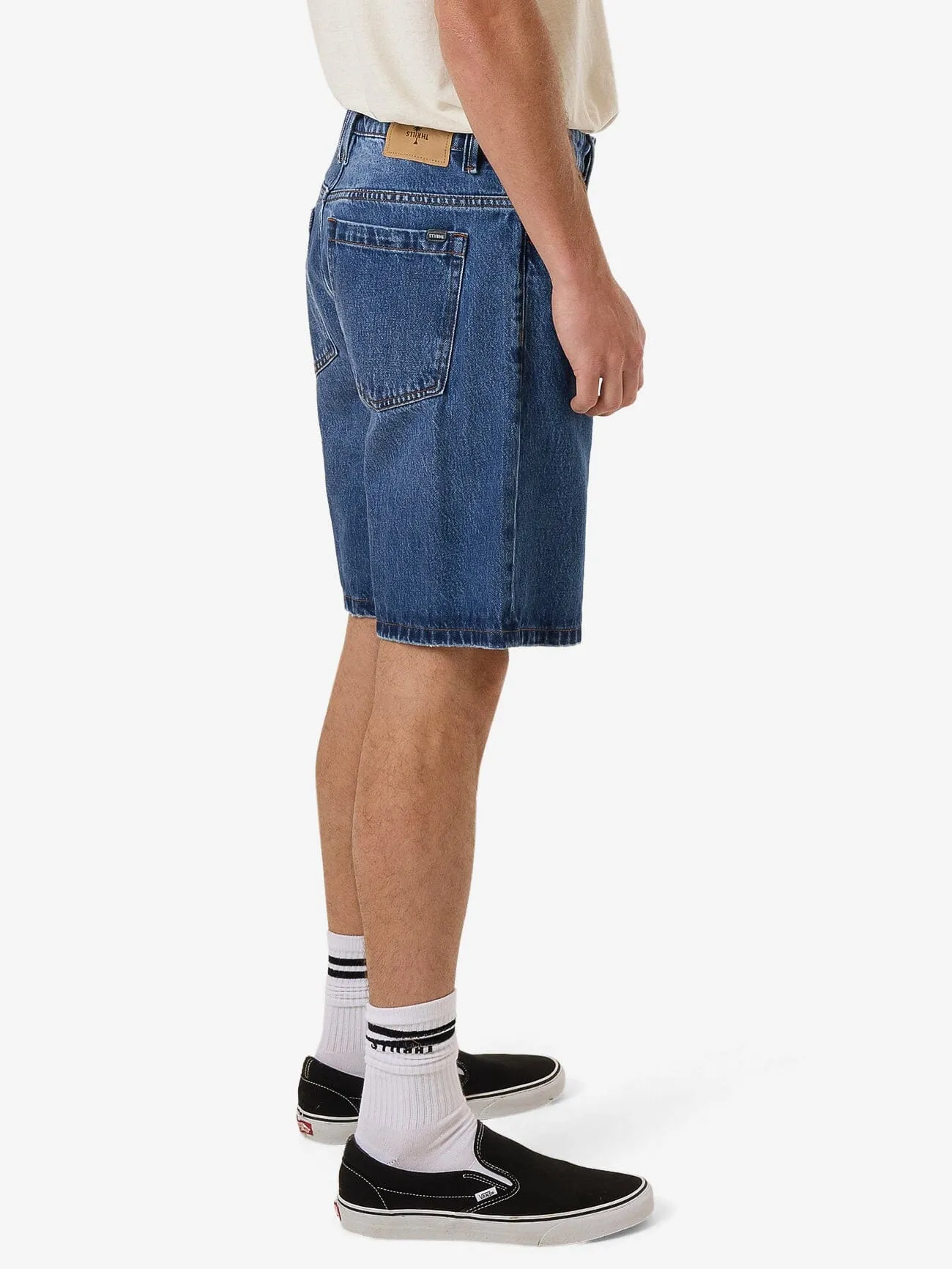 Slacker Denim Short - Double Rinsed Blues