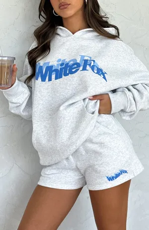 So Wavy Oversized Hoodie Grey Marle