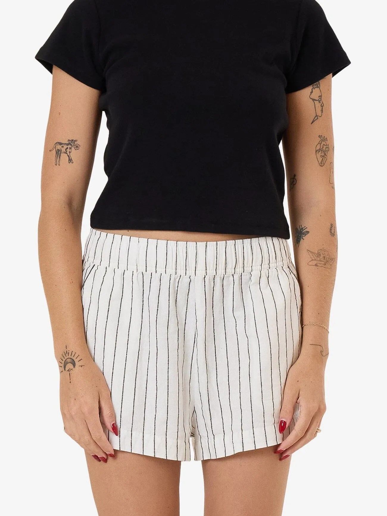 Subline Elastic Short - White