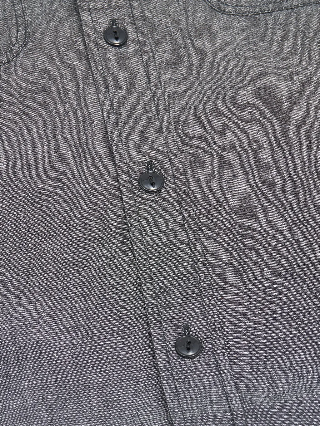 Sugar Cane Black Chambray Work Shirt