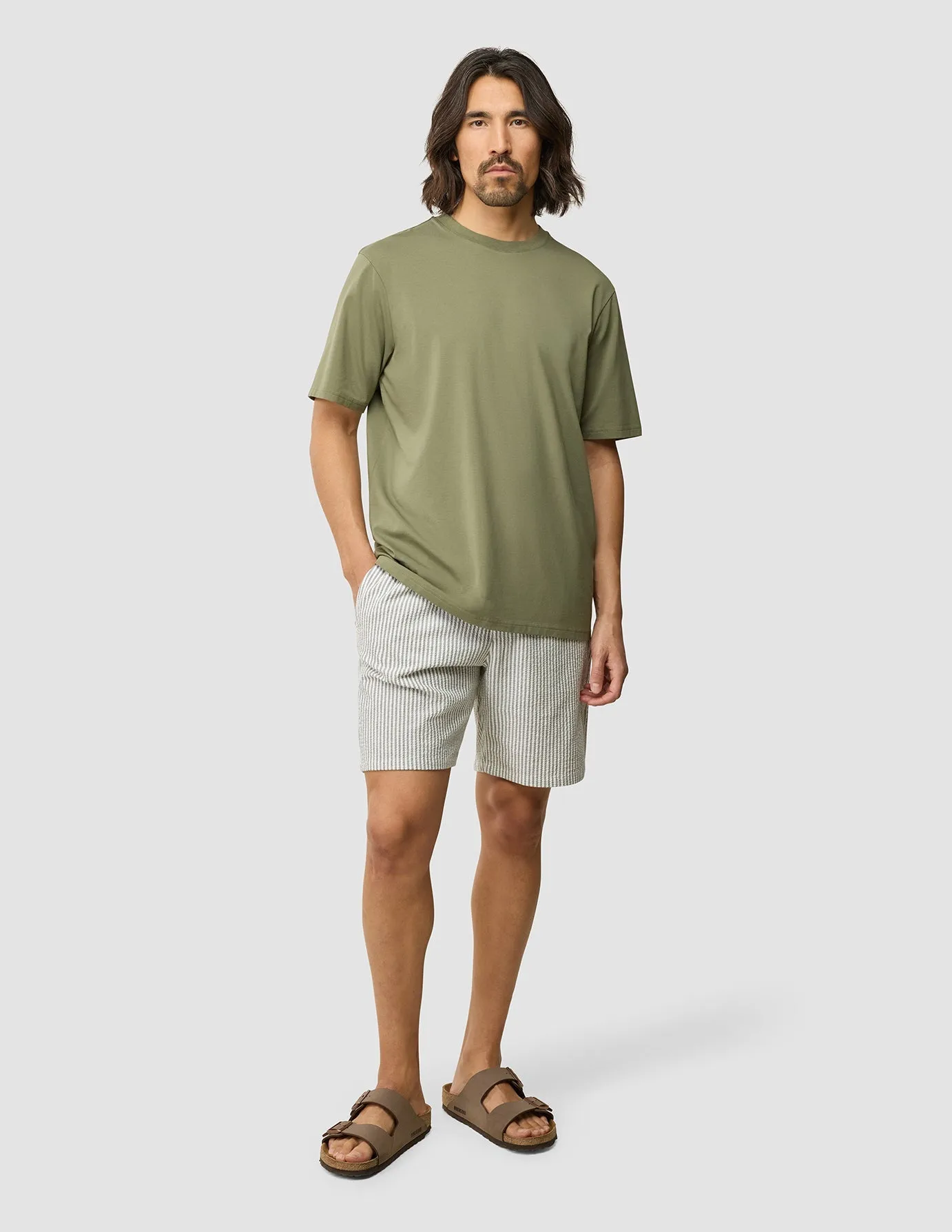 Supima T-shirt Box Fit Clover Green