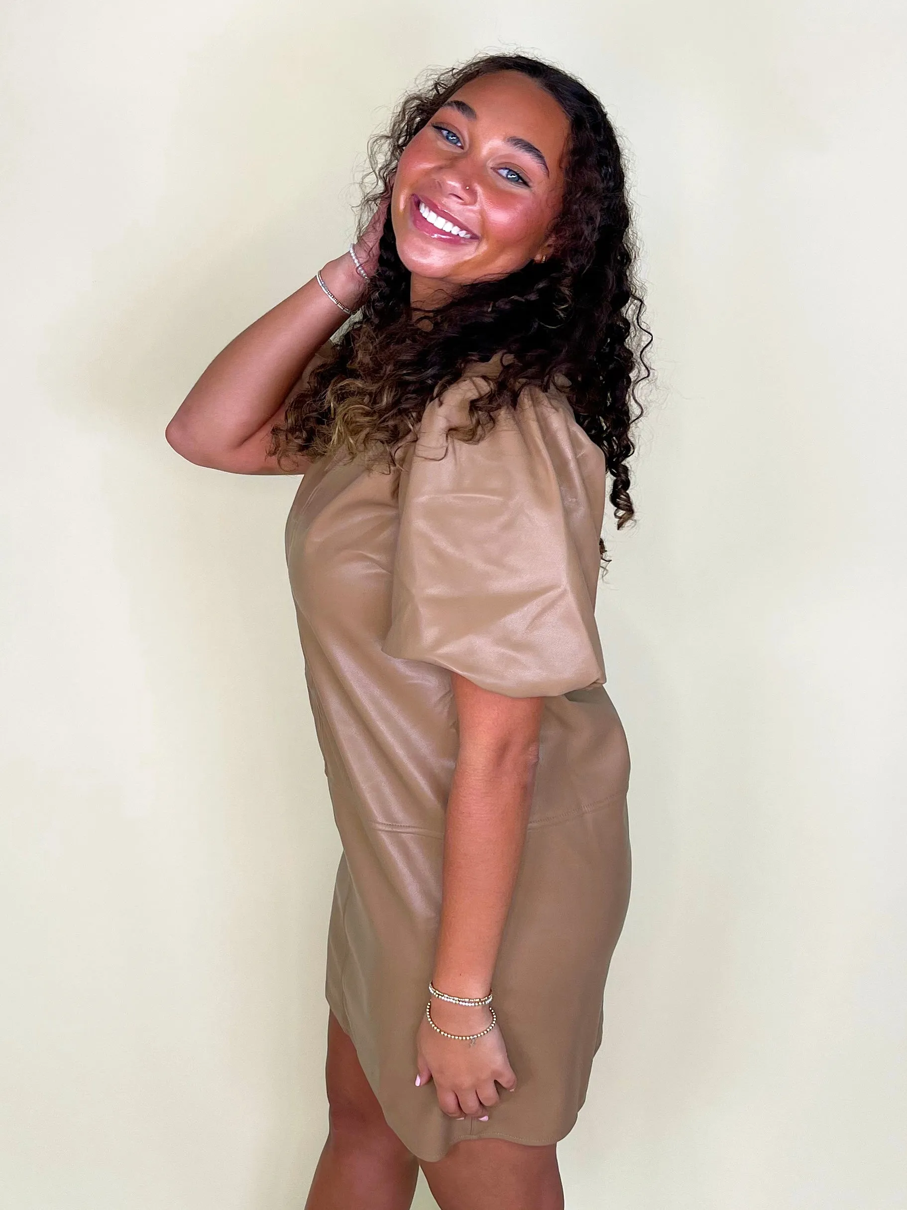 The Mack Leather Dress