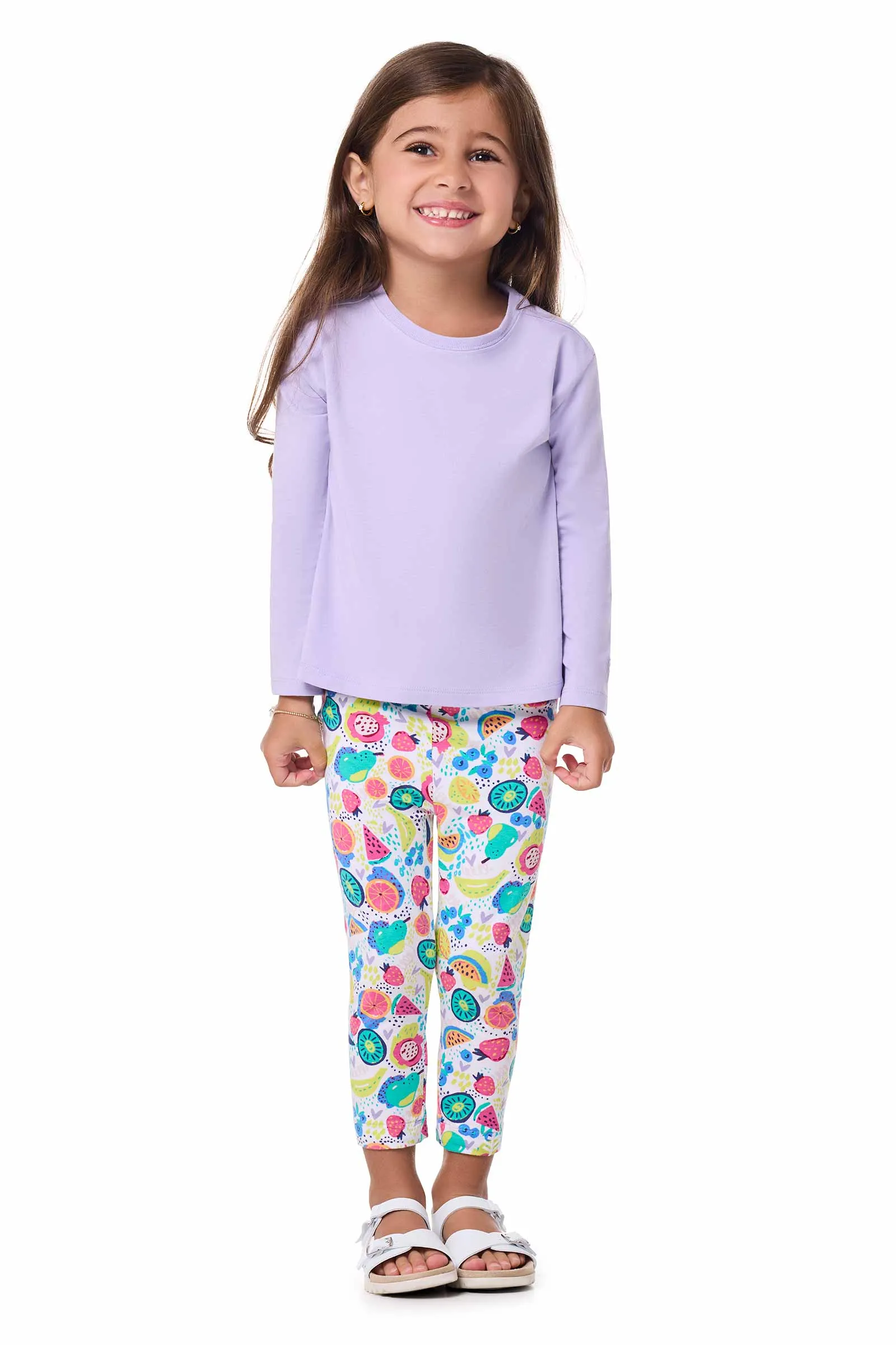 Toddler Coco Plum Everyday Long Sleeve T-Shirt | Lavendula