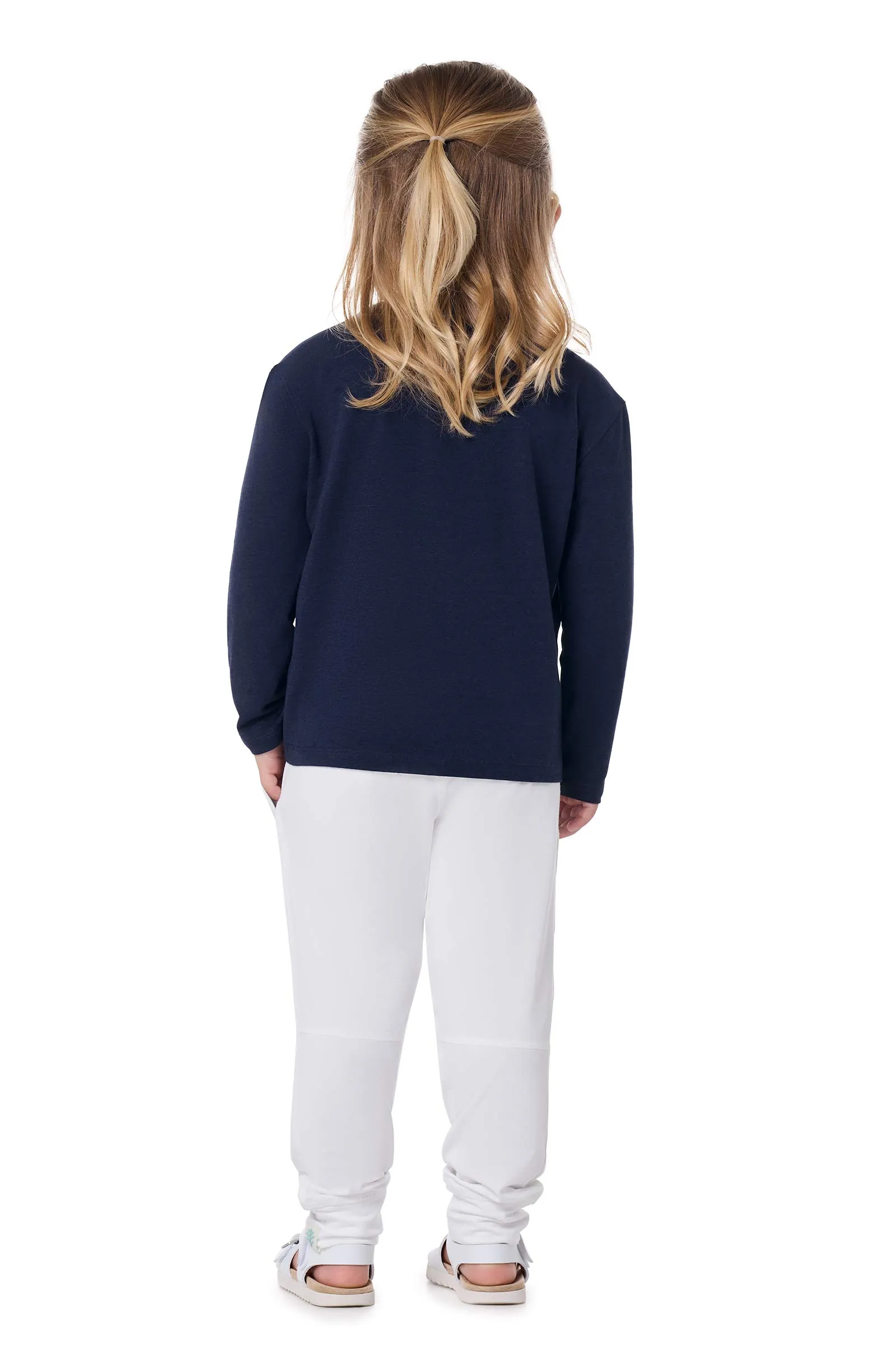 Toddler Coco Plum Everyday Long Sleeve T-Shirt | Navy