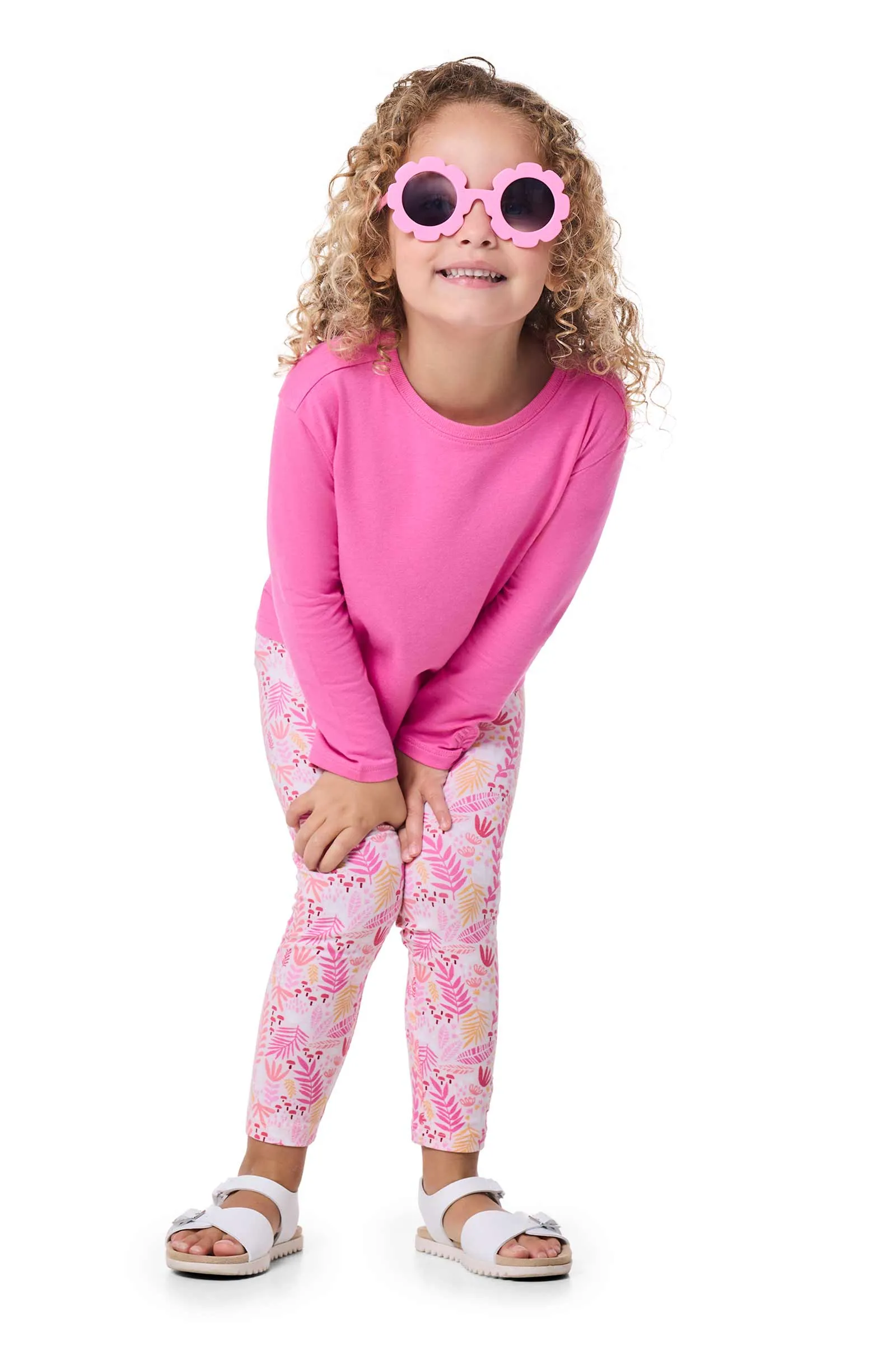 Toddler Coco Plum Everyday Long Sleeve T-Shirt | Tulip Pink