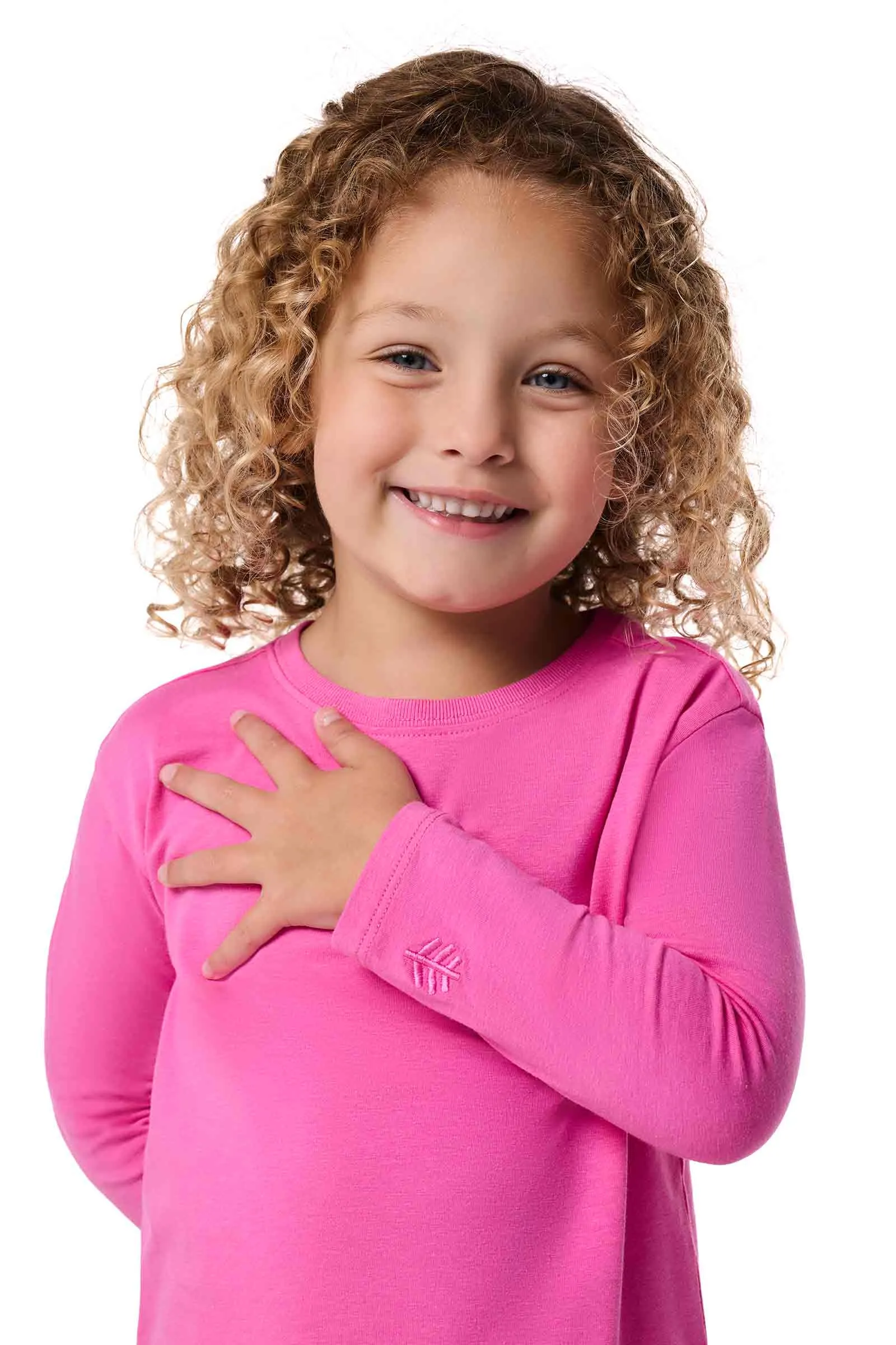 Toddler Coco Plum Everyday Long Sleeve T-Shirt | Tulip Pink