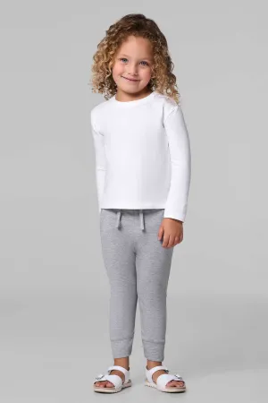 Toddler Coco Plum Everyday Long Sleeve T-Shirt | White