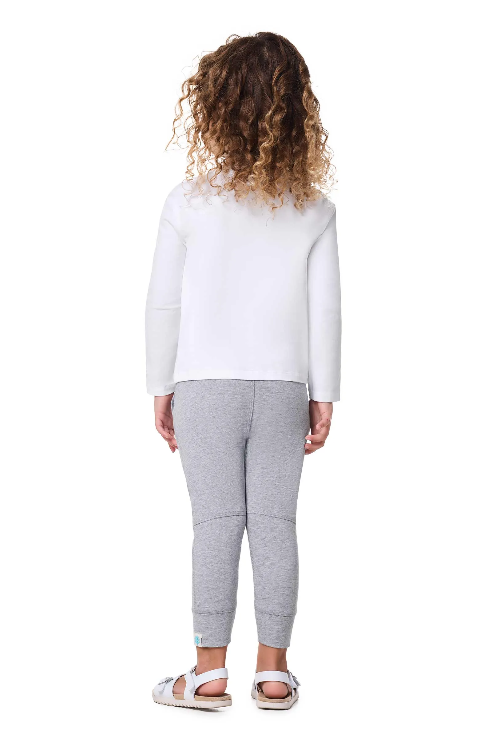 Toddler Coco Plum Everyday Long Sleeve T-Shirt | White