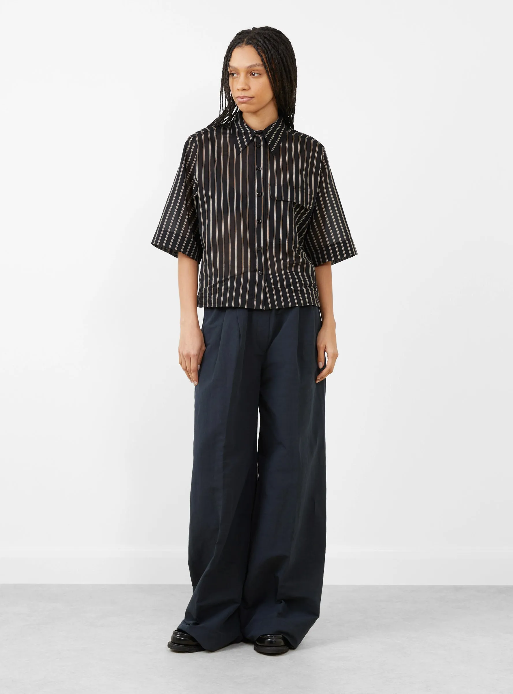 Tumelah Shirt Black Stripe