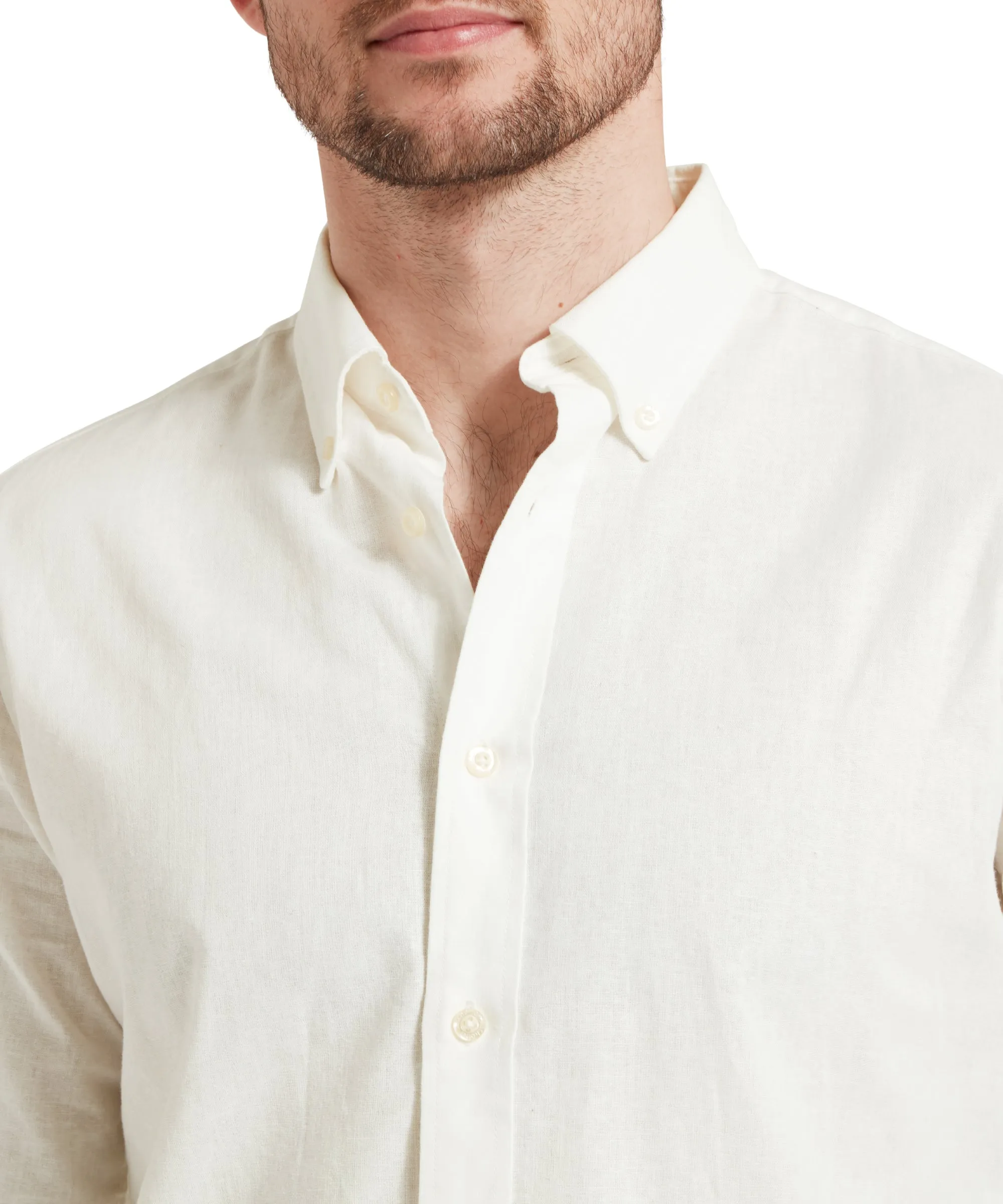 Walsingham Linen Shirt - White